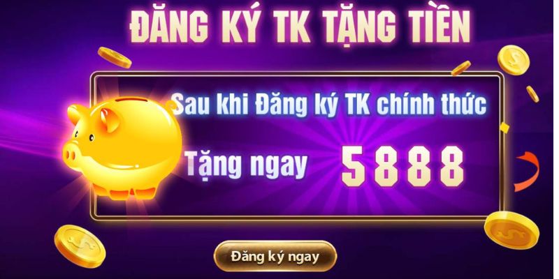 Ưu đãi TDTC tặng 5888K chào đón tân binh mới gia nhập.